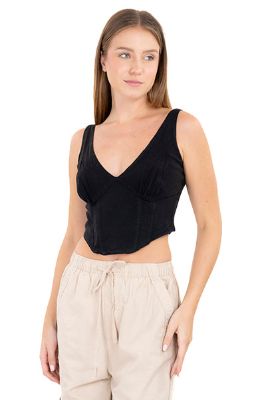 Corset asimétrico escote v sold by Shasa