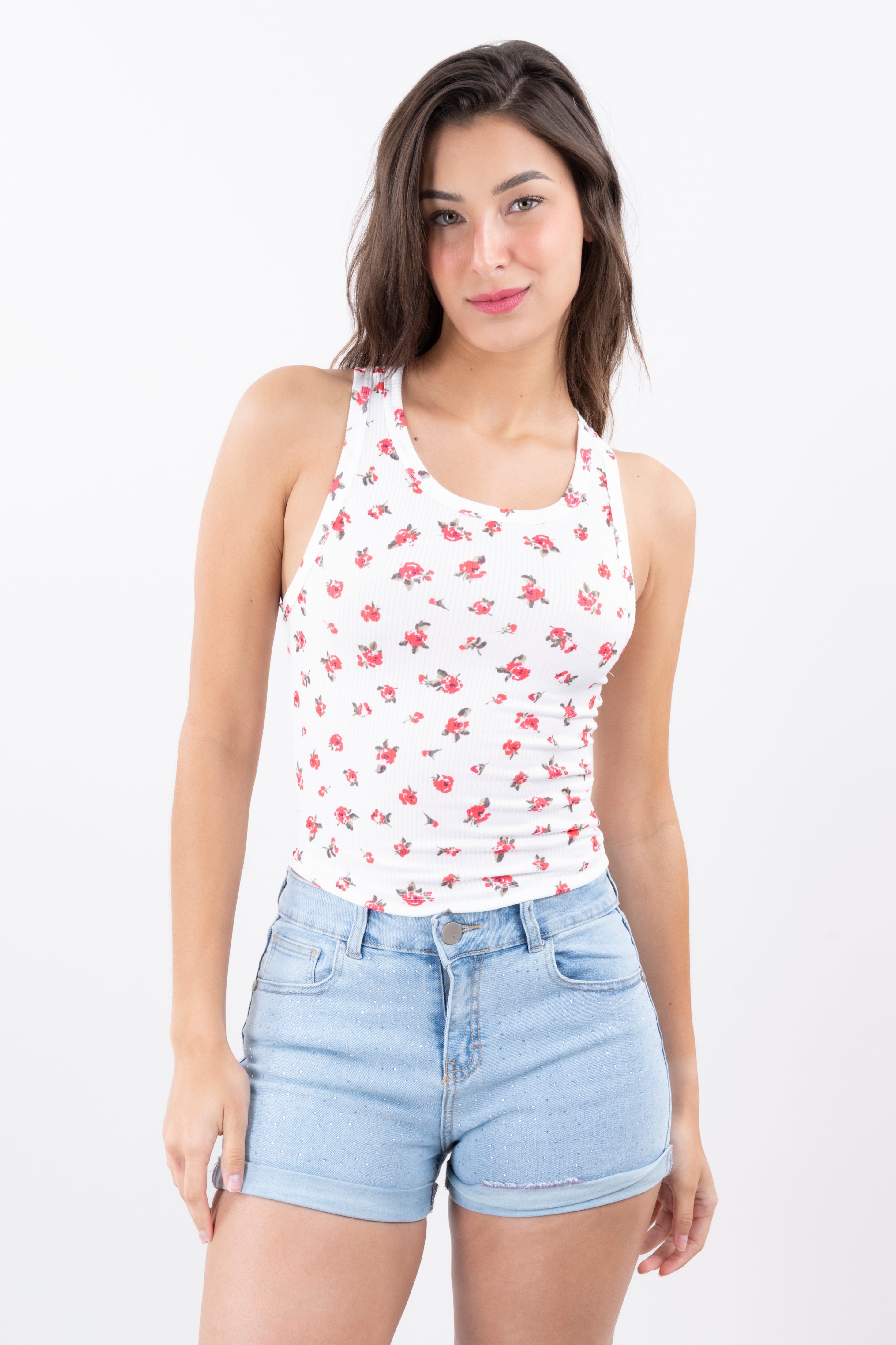 Top acanalado flores sold by Shasa product image thumbnail 2