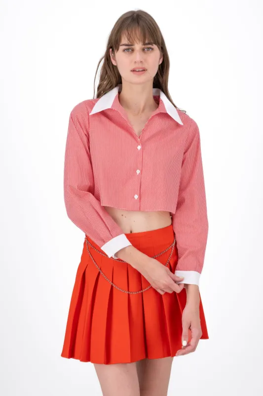 Camisa Crop Contraste sold by Shasa