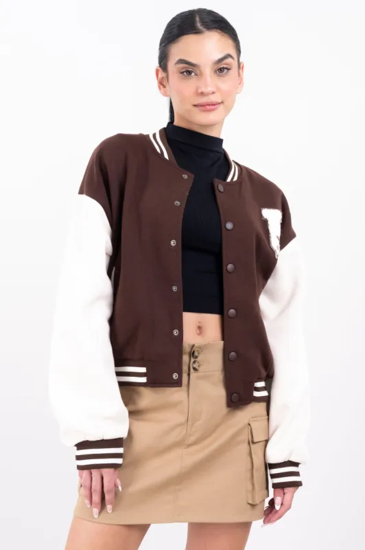 Chamarra bomber parche USA sold by Shasa