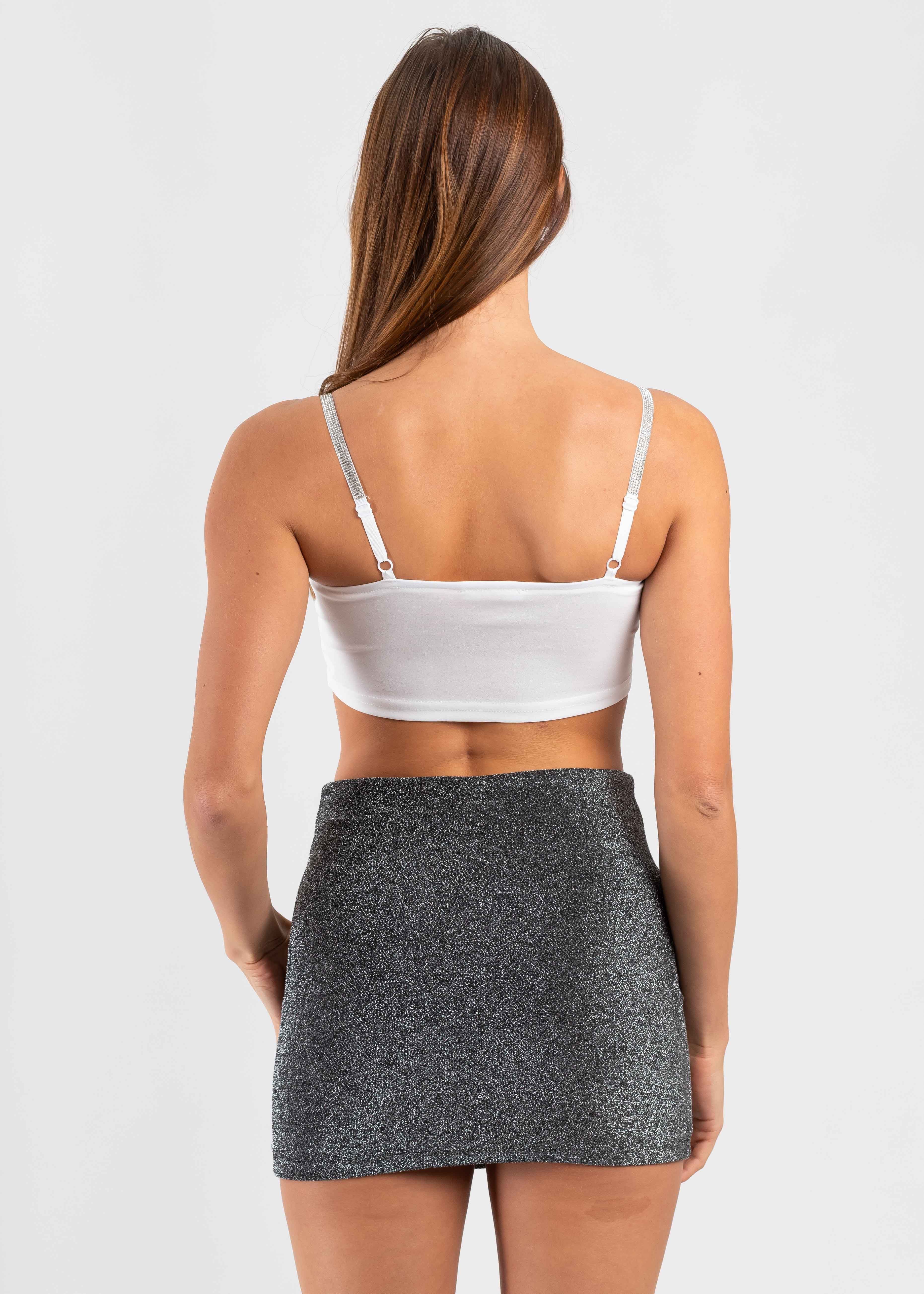 Top crop copas tirantes brillos sold by Shasa product image thumbnail 4