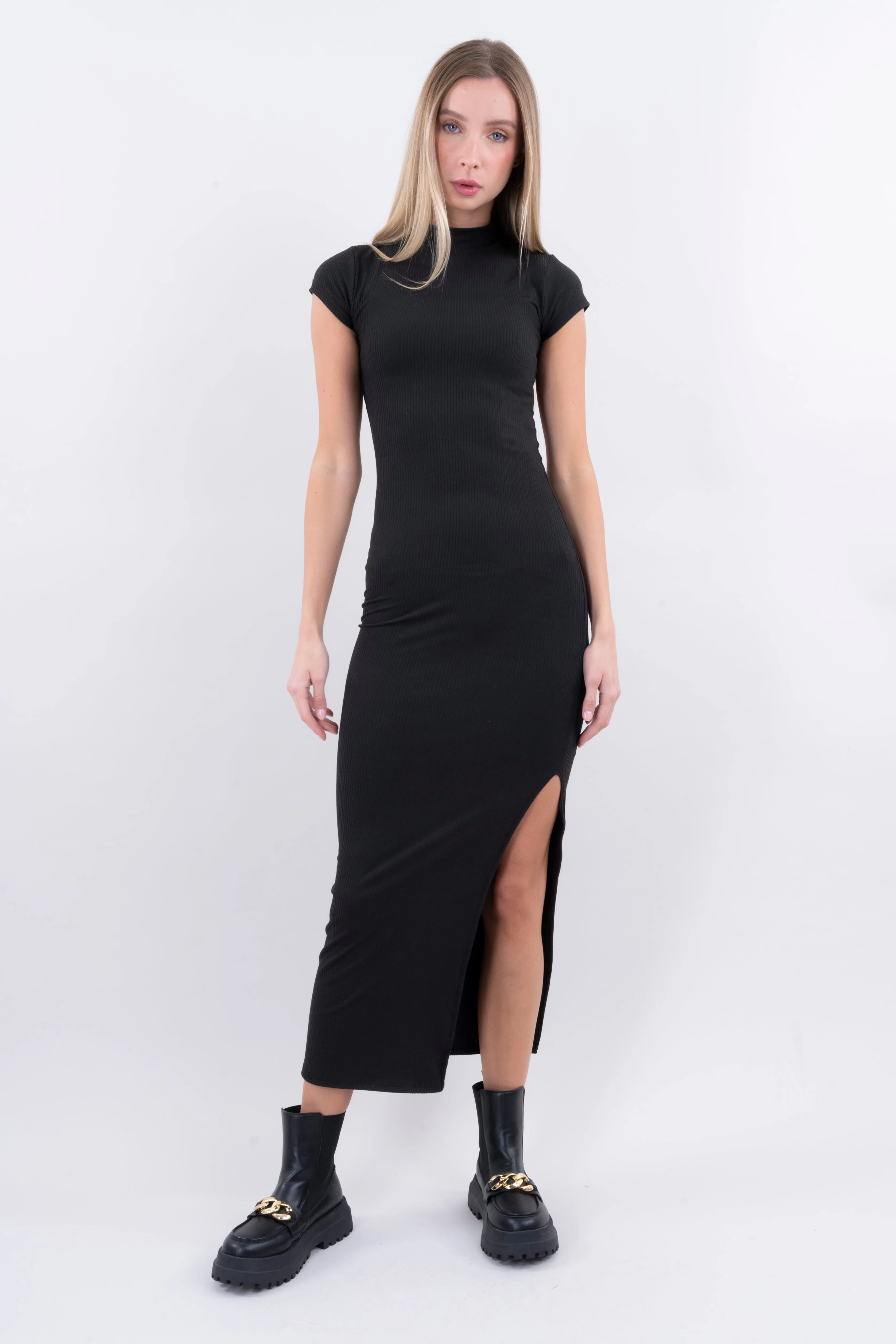 Vestido Maxi Bodycon Abertura Pierna sold by Shasa