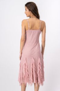 Vestido maxi tirantes detalle olanes sold by Shasa