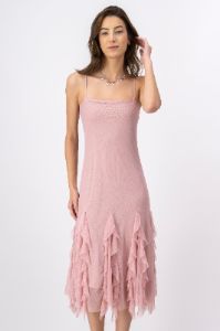 Vestido maxi tirantes detalle olanes sold by Shasa