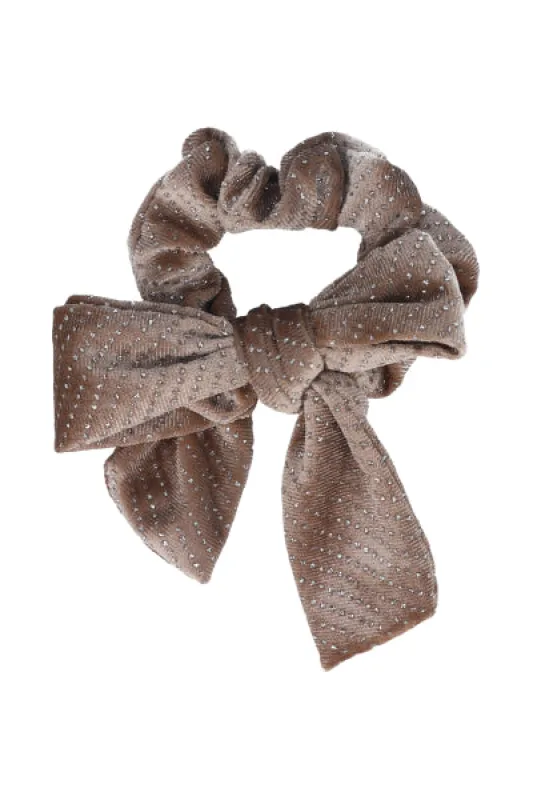 Scrunchie moño terciopelo brillos sold by Shasa