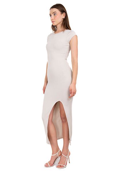 Vestido maxi acanalado abertura sold by Shasa product image thumbnail 3