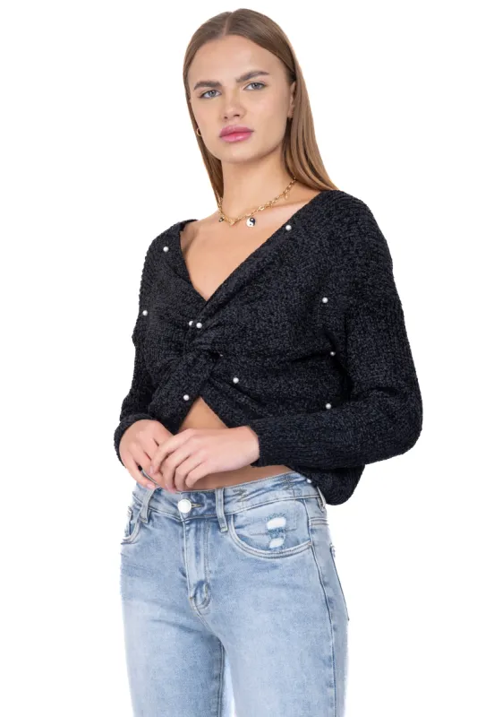 Suéter Nudo Perlas sold by Shasa