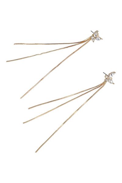 Aretes largos mariposas sold by Shasa product image thumbnail 2