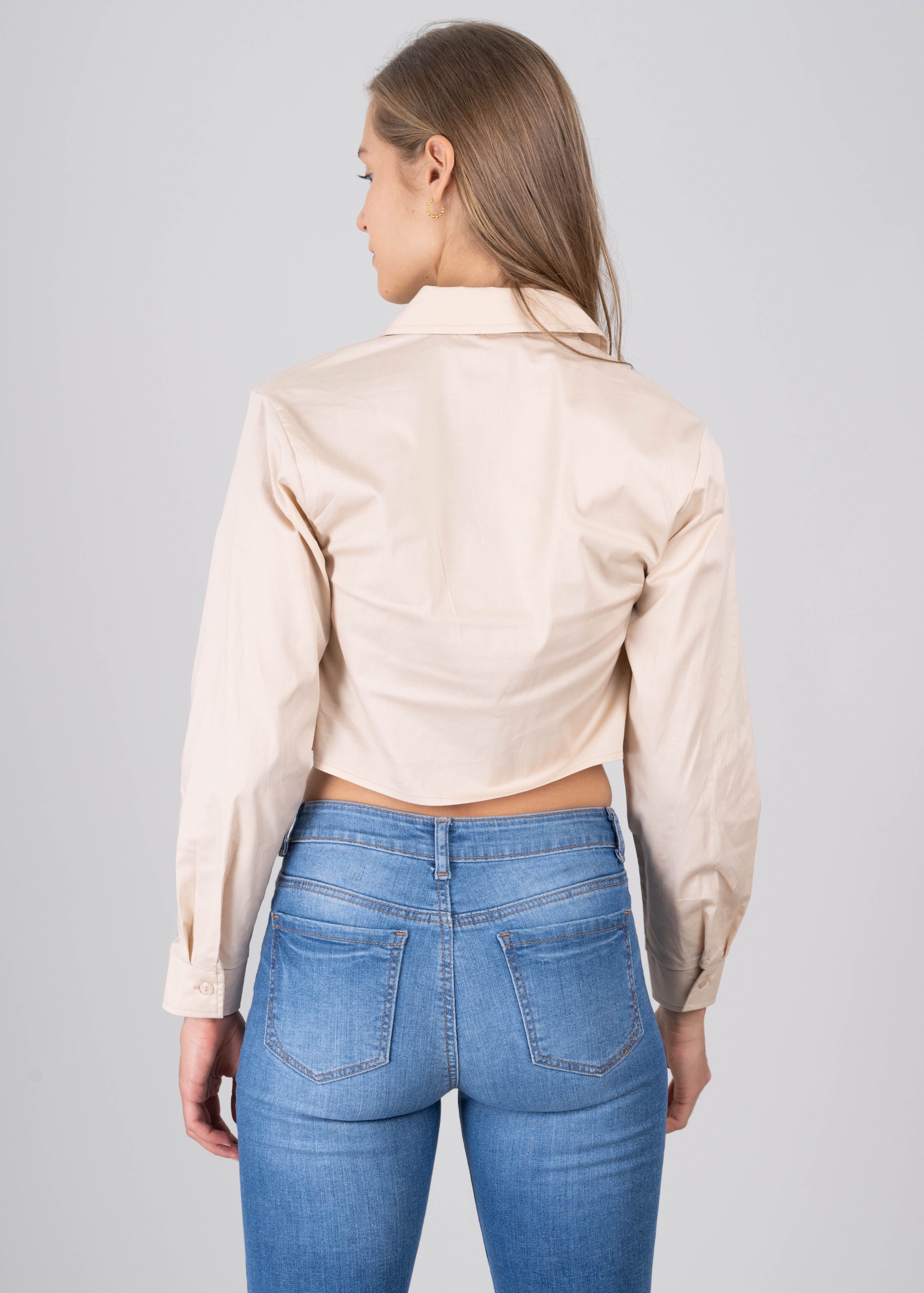 Camisa Crop Manga Larga sold by Shasa product image thumbnail 4