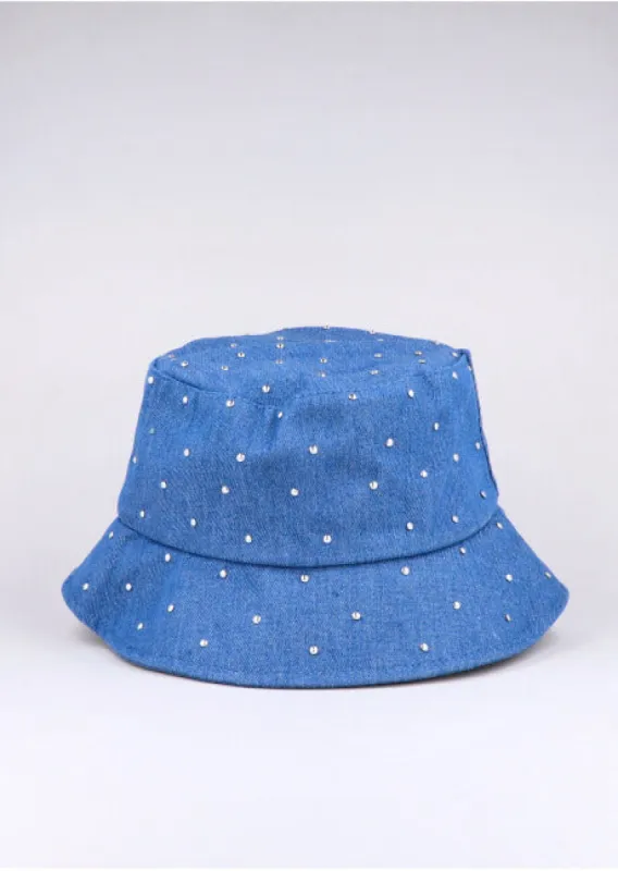 Sombrero pescador aplicaciones brillos sold by Shasa