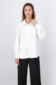 Camisa satín brillos sold by Shasa