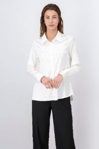 Camisa satín brillos sold by Shasa
