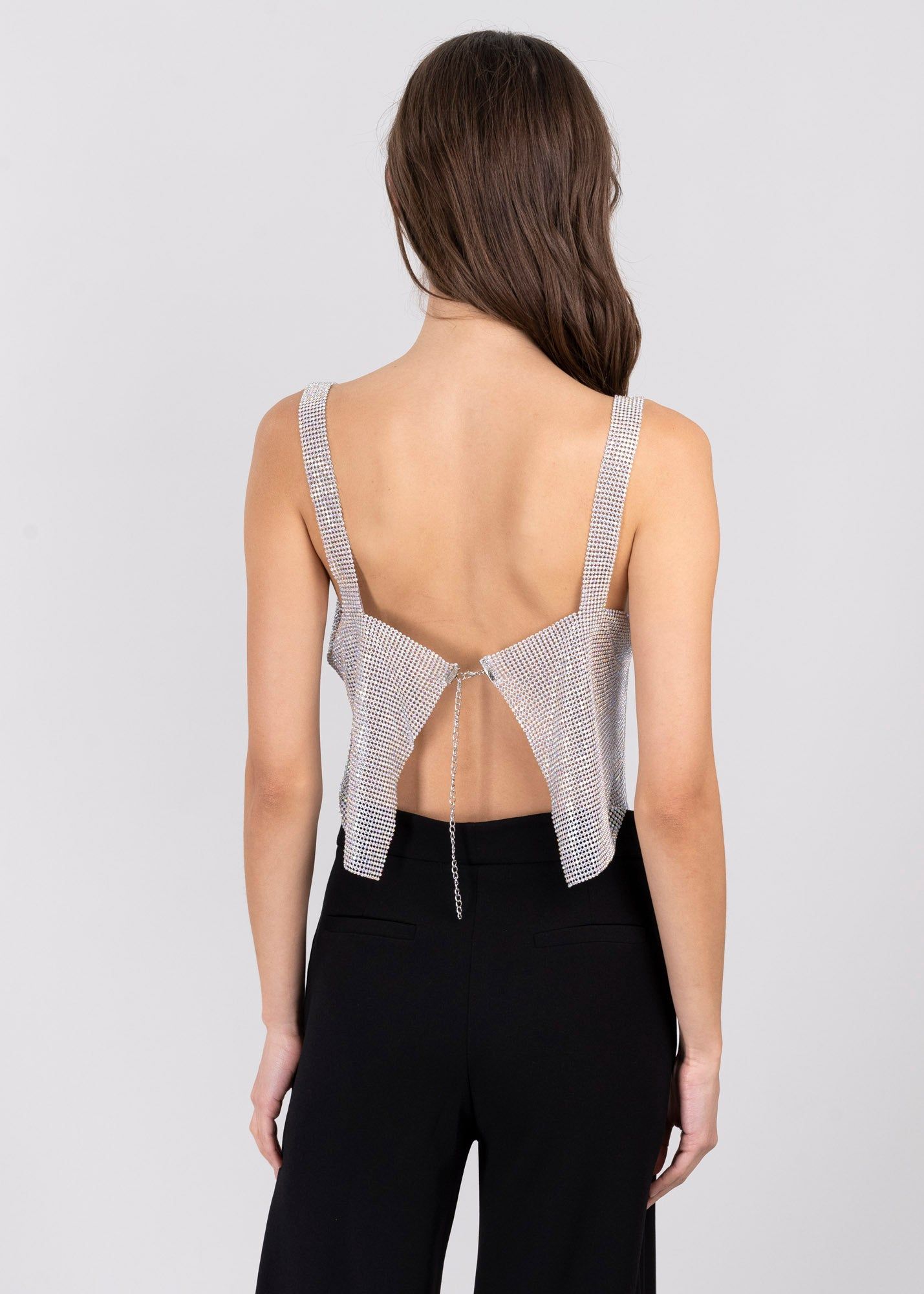 Top Crop Espalda Descubierta Brillos sold by Shasa product image thumbnail 4