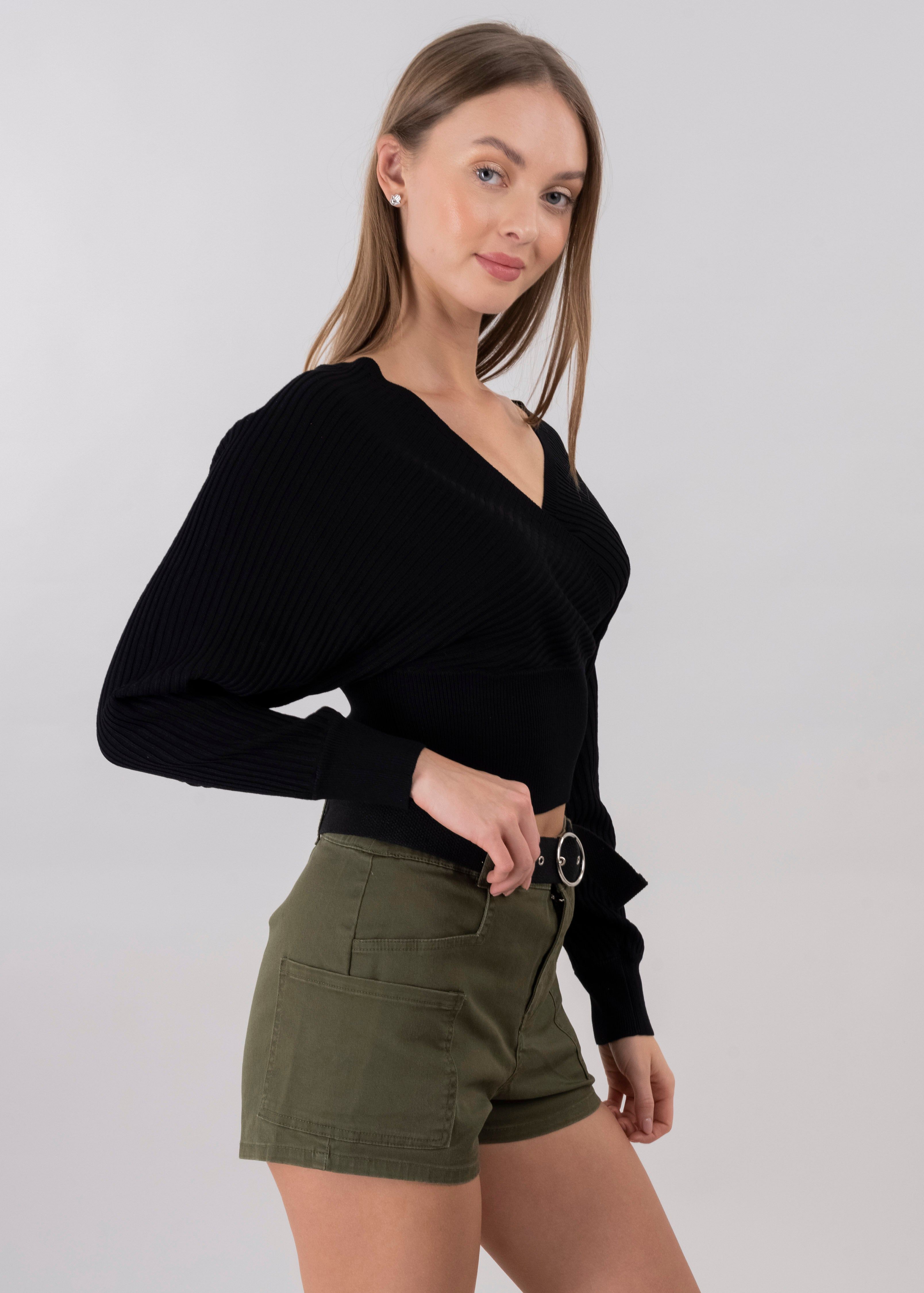 Top cruzado acanalado sold by Shasa product image thumbnail 3