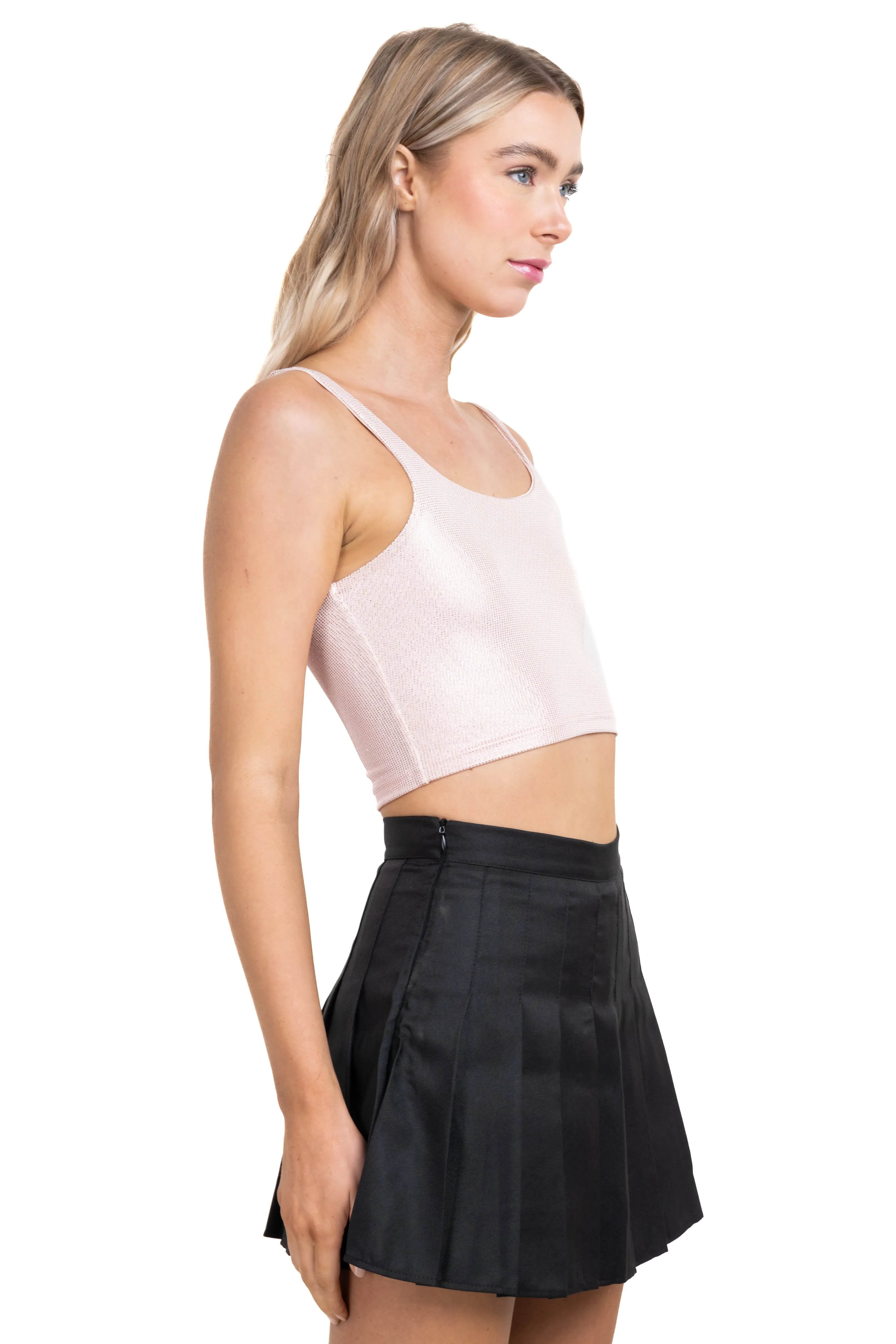 Crop top metalizado tirantes sold by Shasa product image thumbnail 3