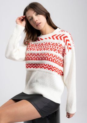 Suéter tejido grecas sold by Shasa