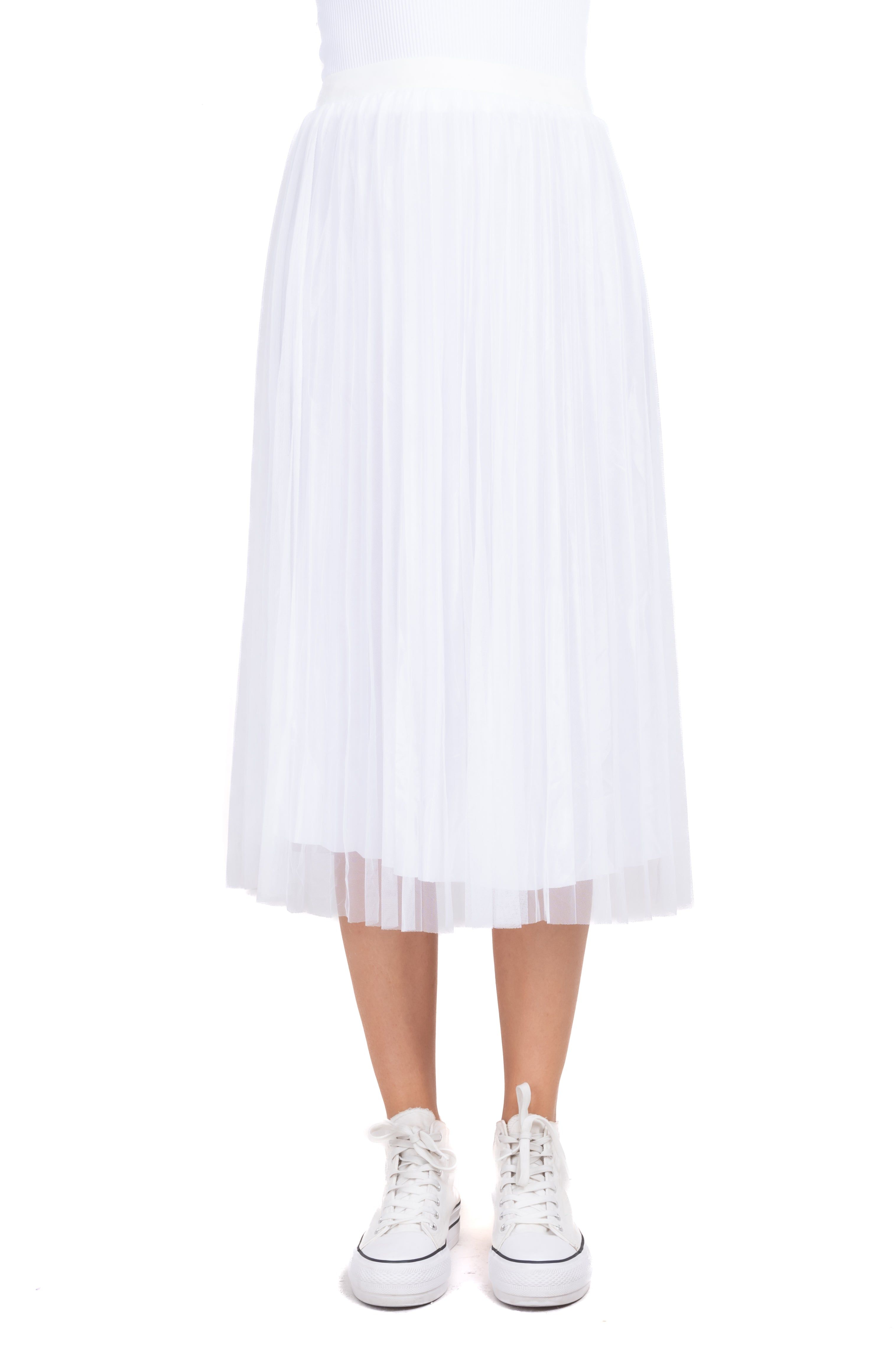 Falda midi plisada mesh sold by Shasa product image thumbnail 5