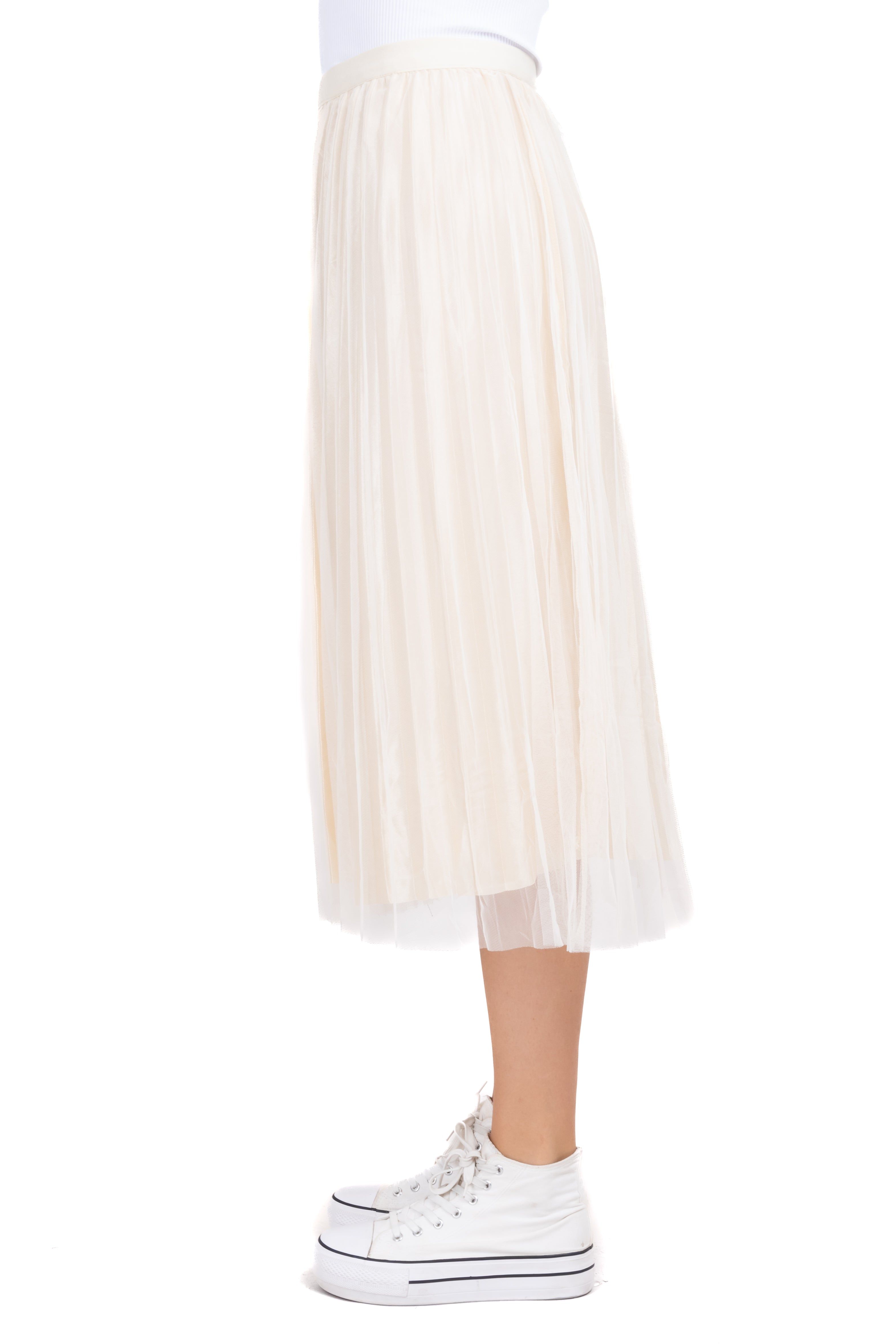 Falda midi plisada mesh sold by Shasa product image thumbnail 3