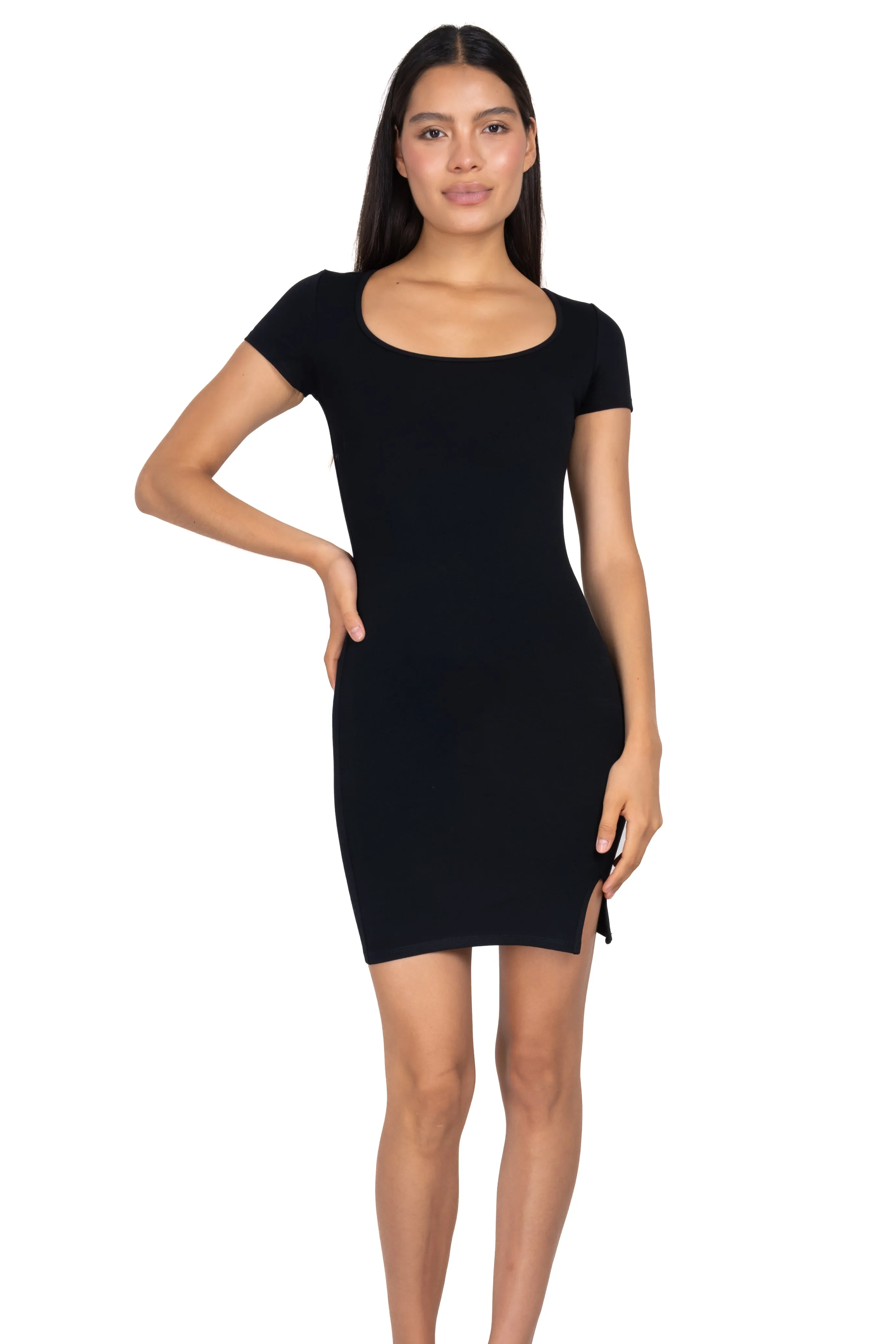 Vestido mini liso escote cuadrado sold by Shasa product image thumbnail 2