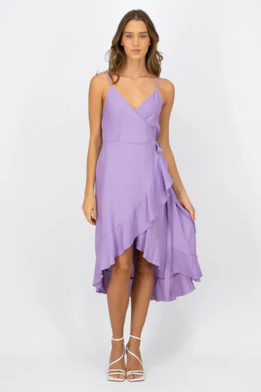 Vestido envolvente olanes sold by Shasa
