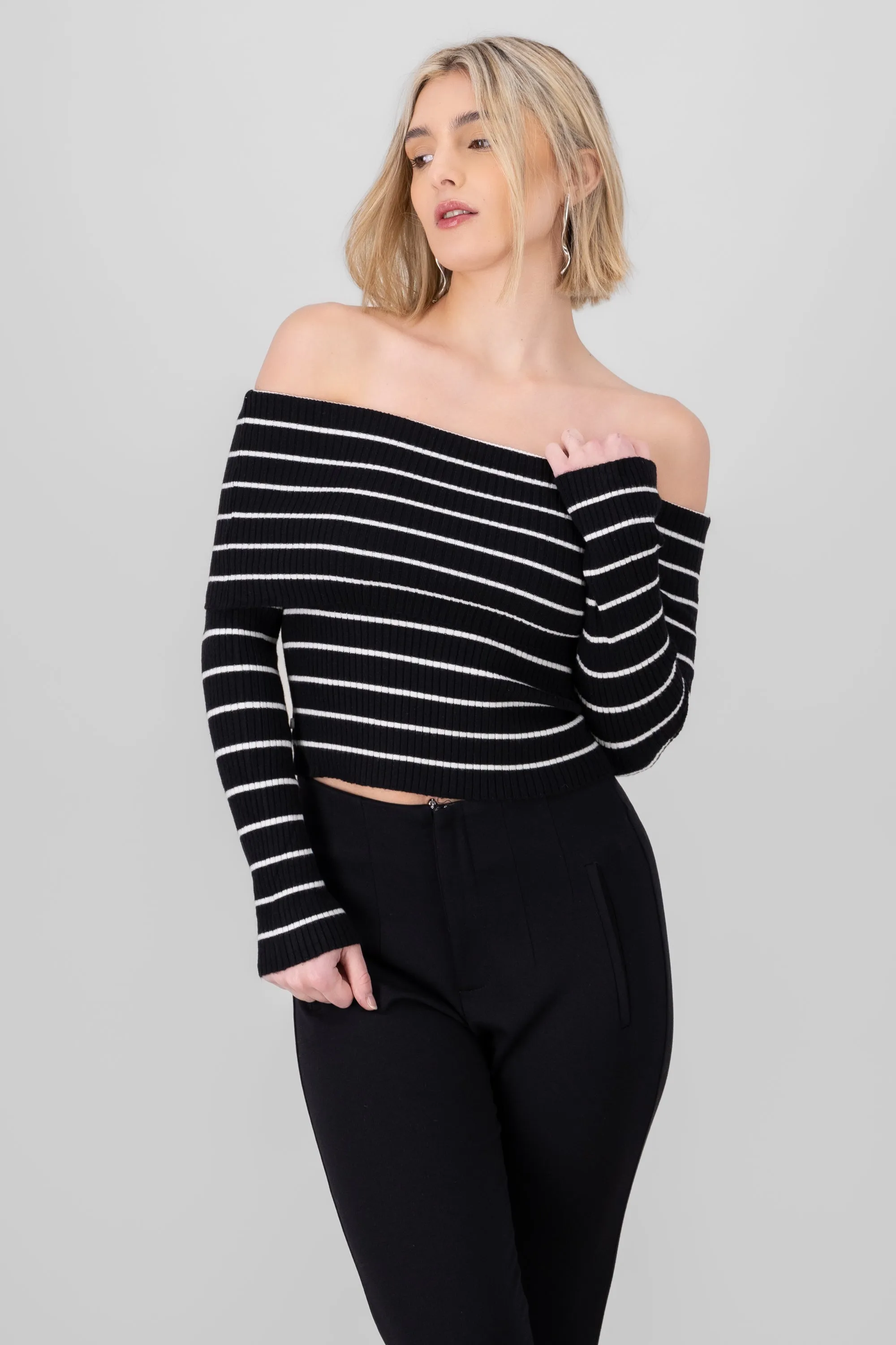 Top rayas sin hombros sold by Shasa product image thumbnail 2