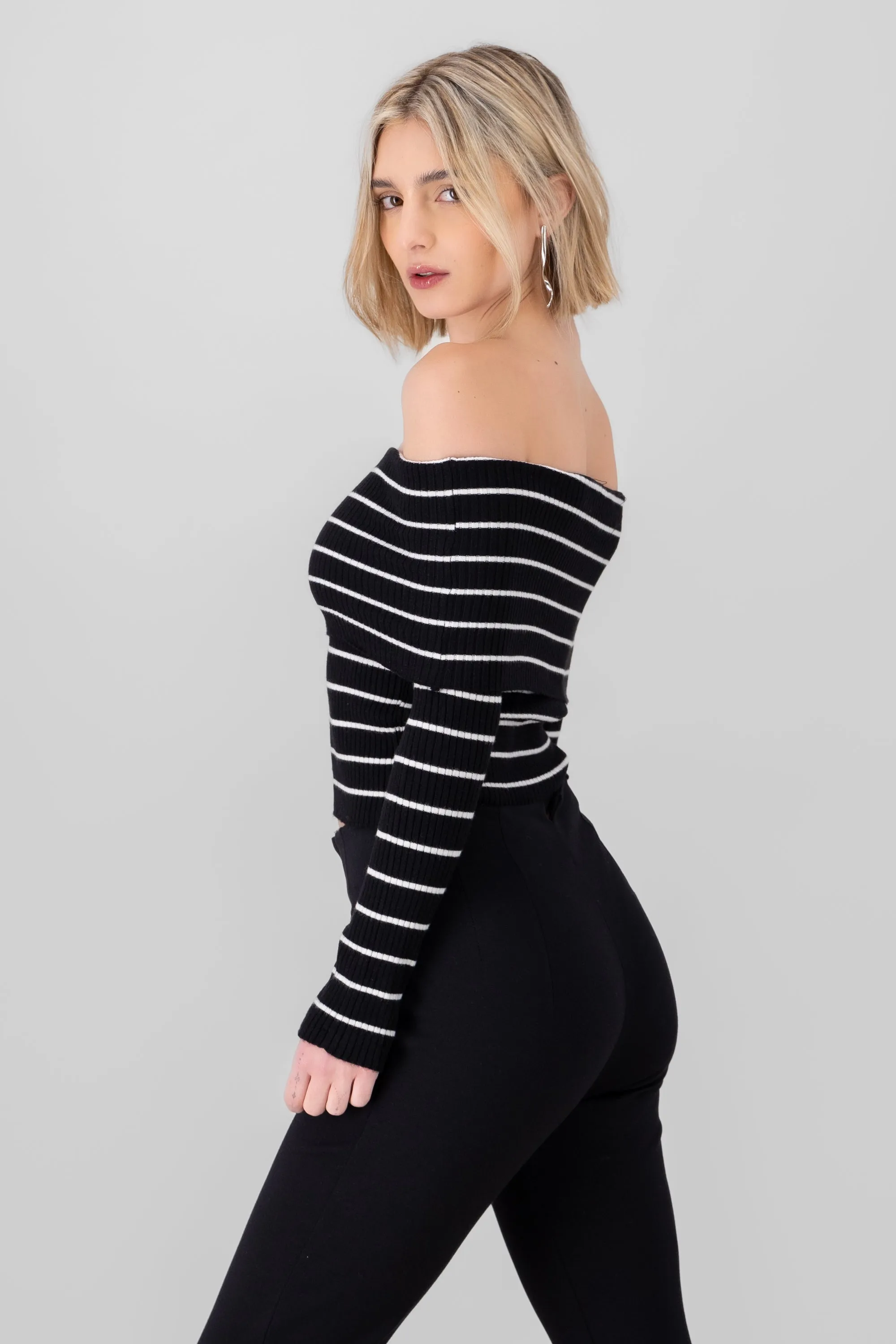 Top rayas sin hombros sold by Shasa product image thumbnail 3