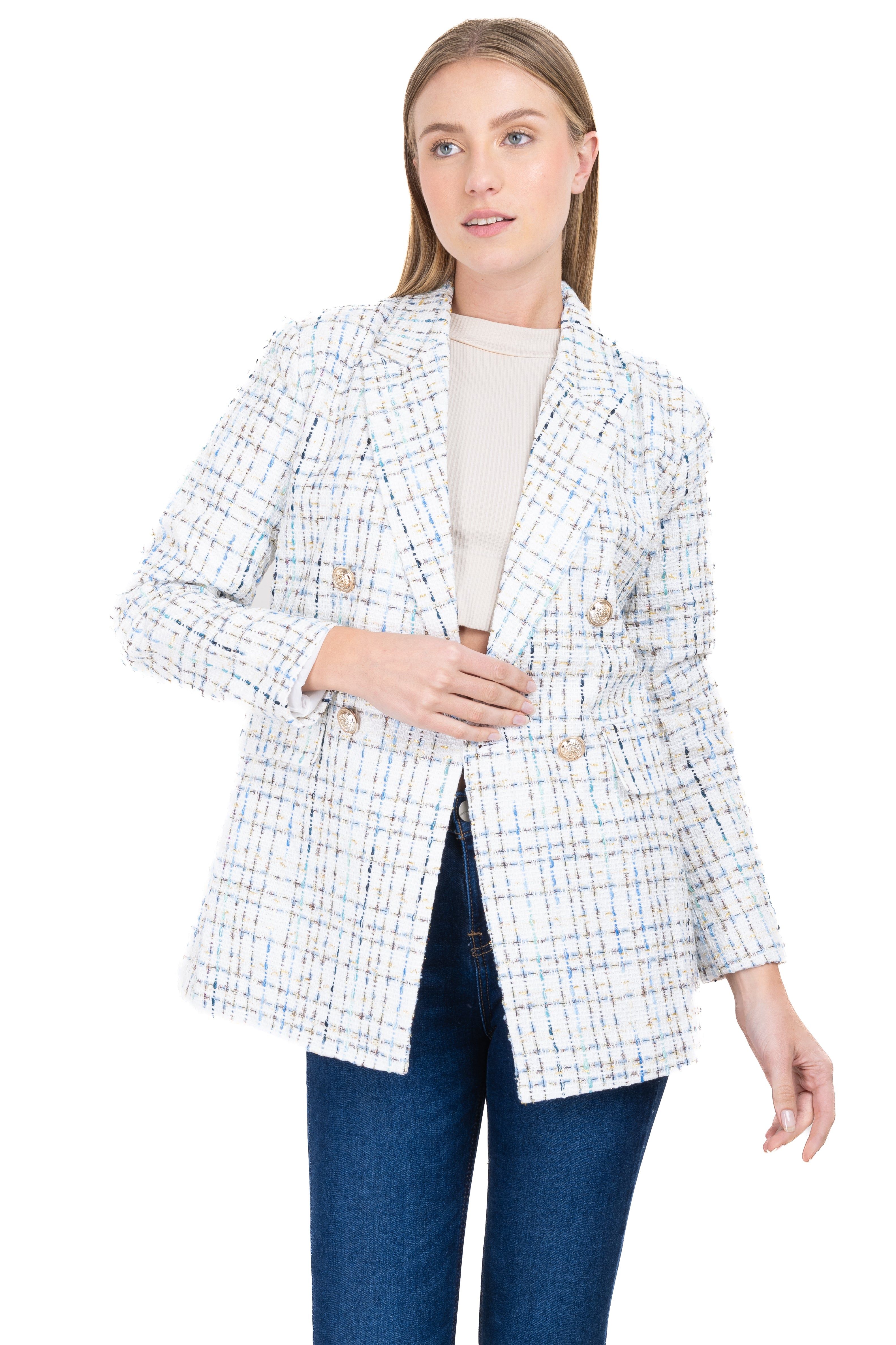 Saco cruzado detalle botones sold by Shasa