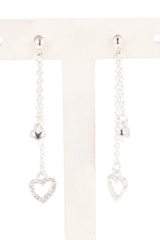 Aretes Corazones Brillos sold by Shasa