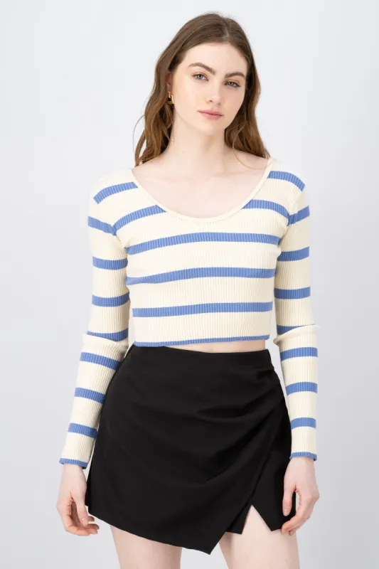 Top tejido rayas manga larga sold by Shasa