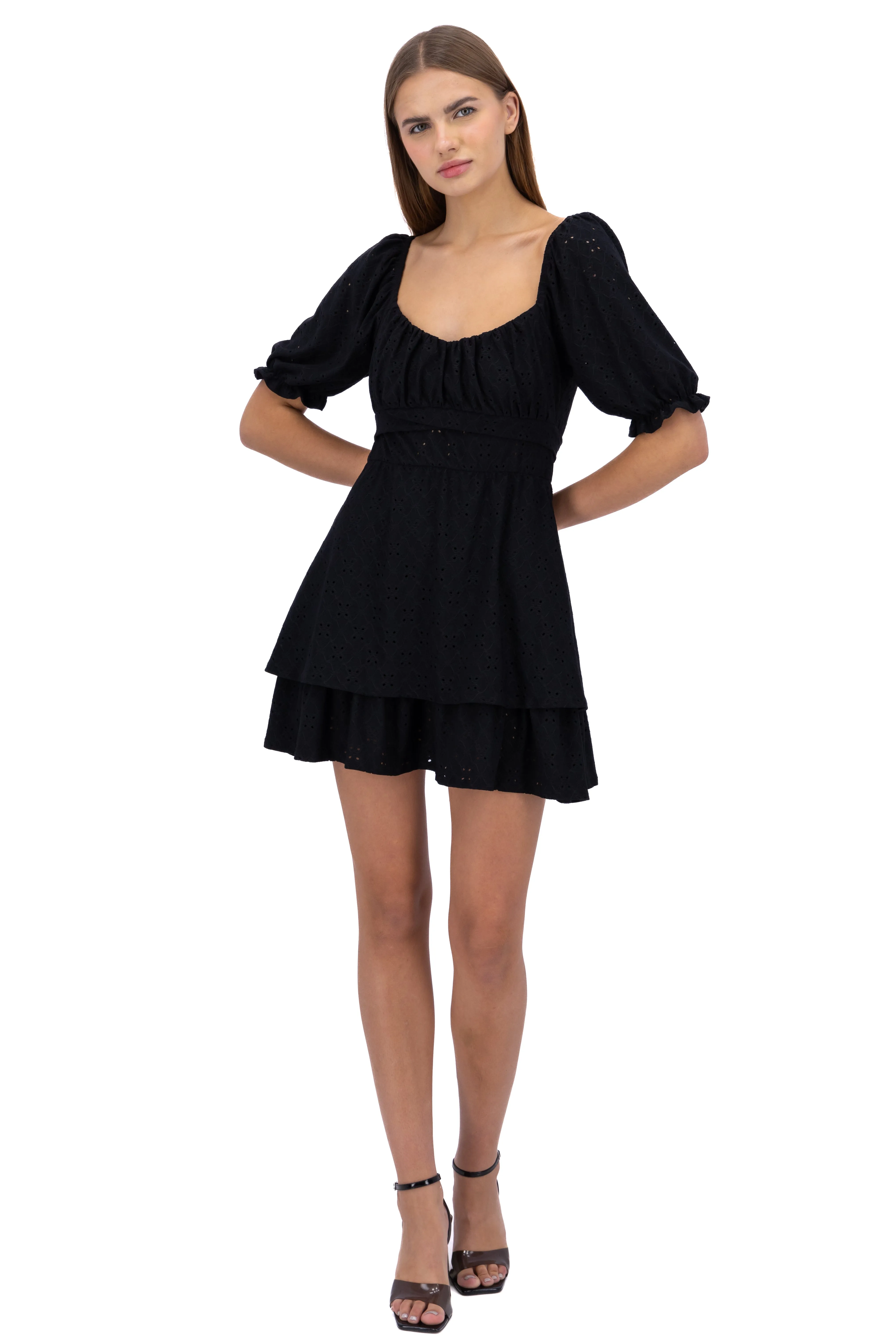 Vestido mini capas eyelet sold by Shasa product image thumbnail 2