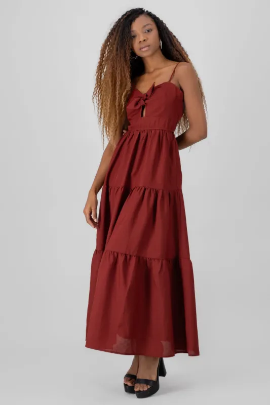 Vestido maxi liso sold by Shasa