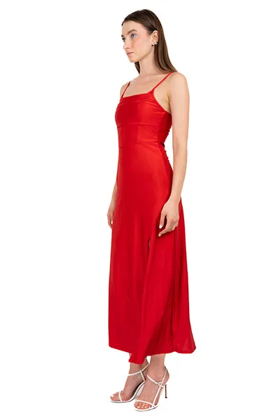 Vestido maxi satinado costuras sold by Shasa product image thumbnail 3