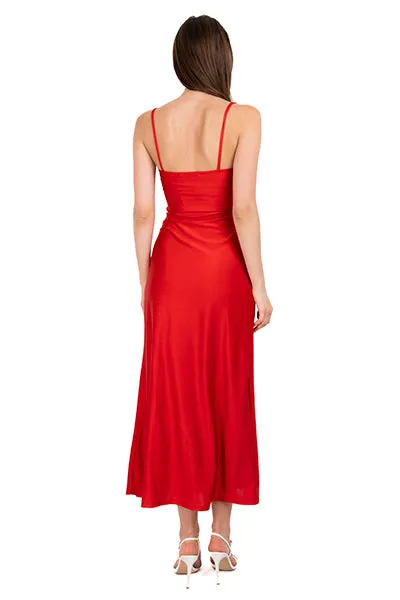 Vestido maxi satinado costuras sold by Shasa product image thumbnail 4