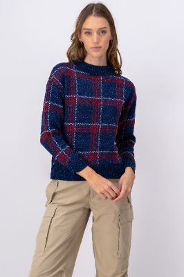 Suéter navideño cuadros sold by Shasa