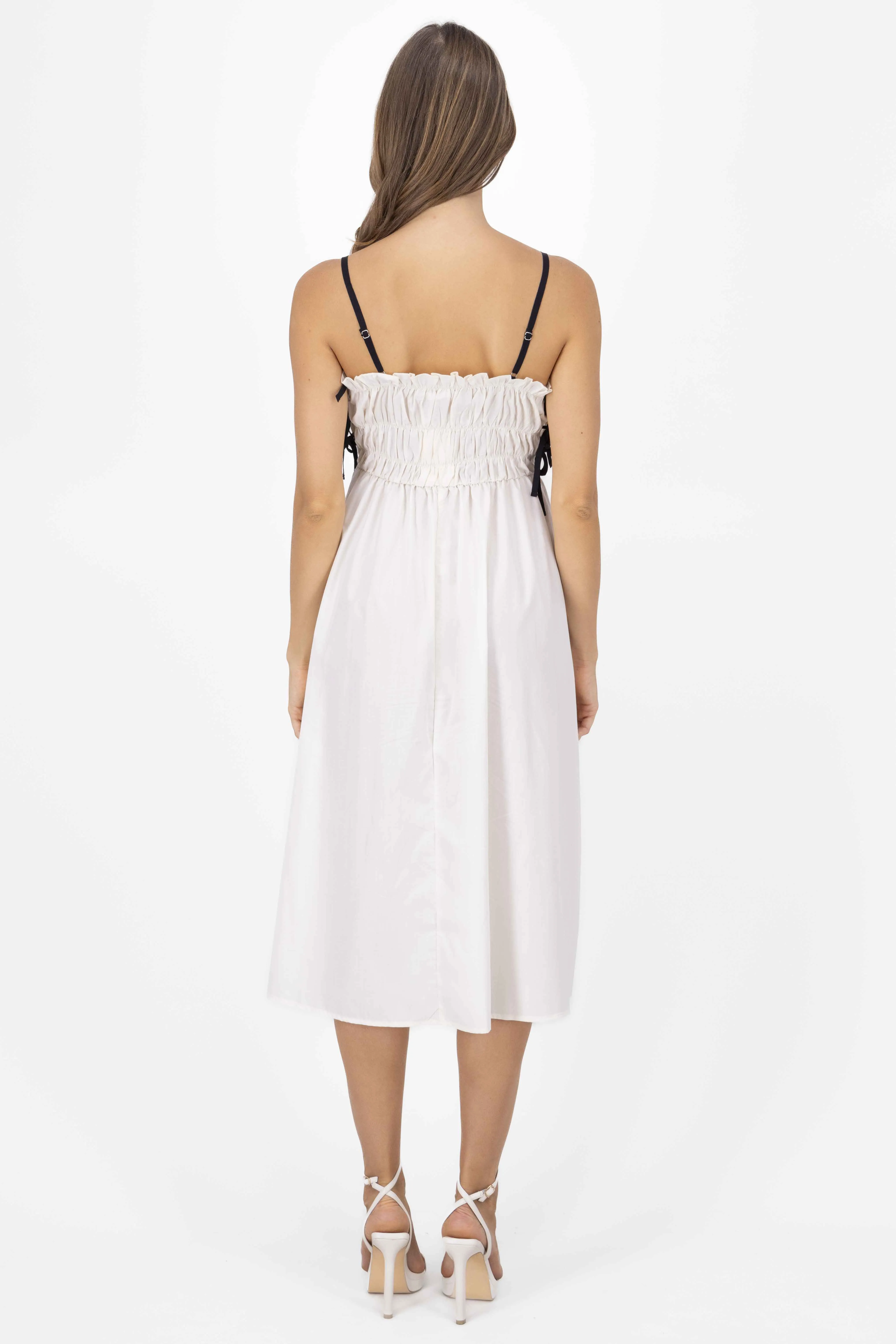 Vestido maxi moños contraste sold by Shasa product image thumbnail 4