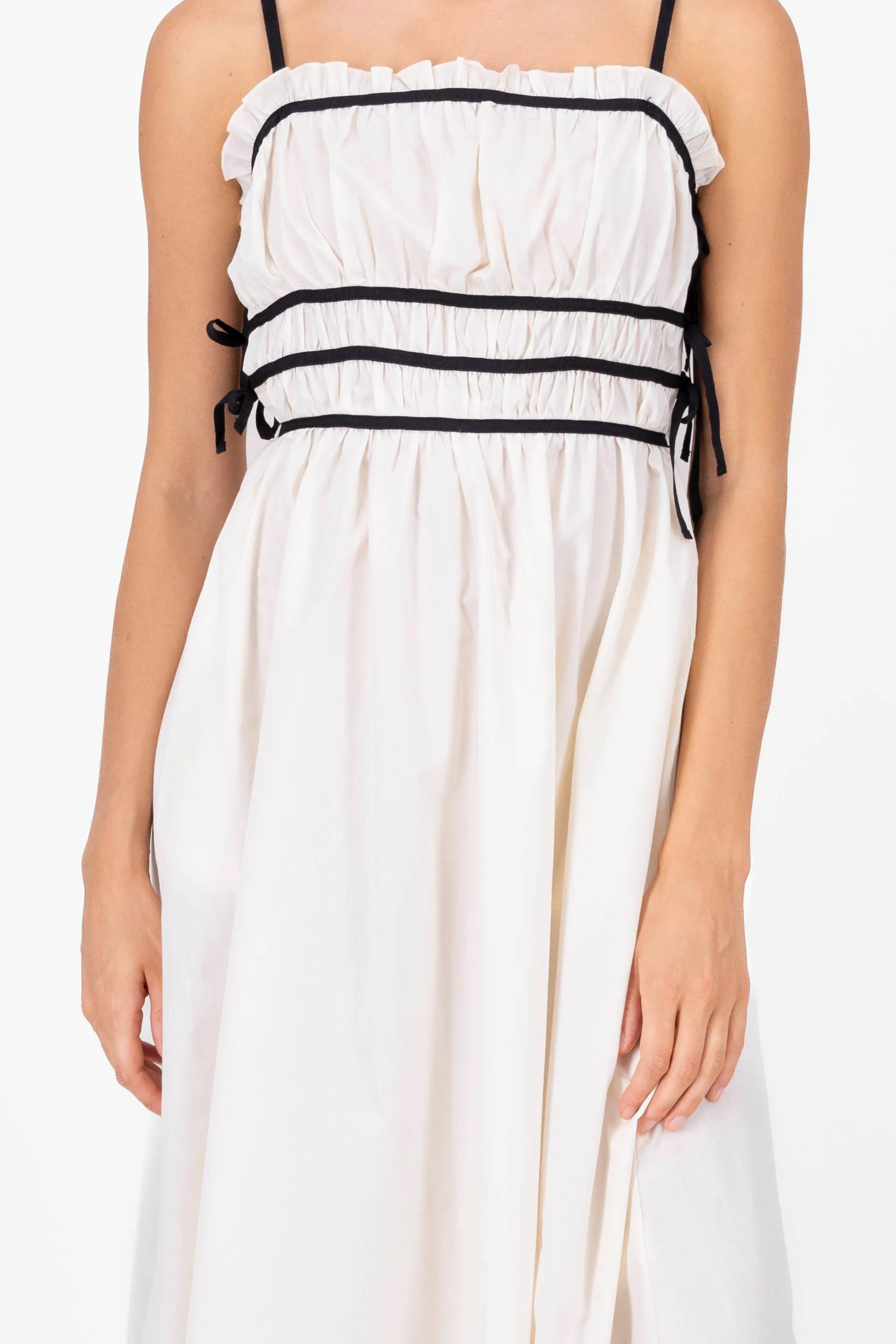 Vestido maxi moños contraste sold by Shasa product image thumbnail 5