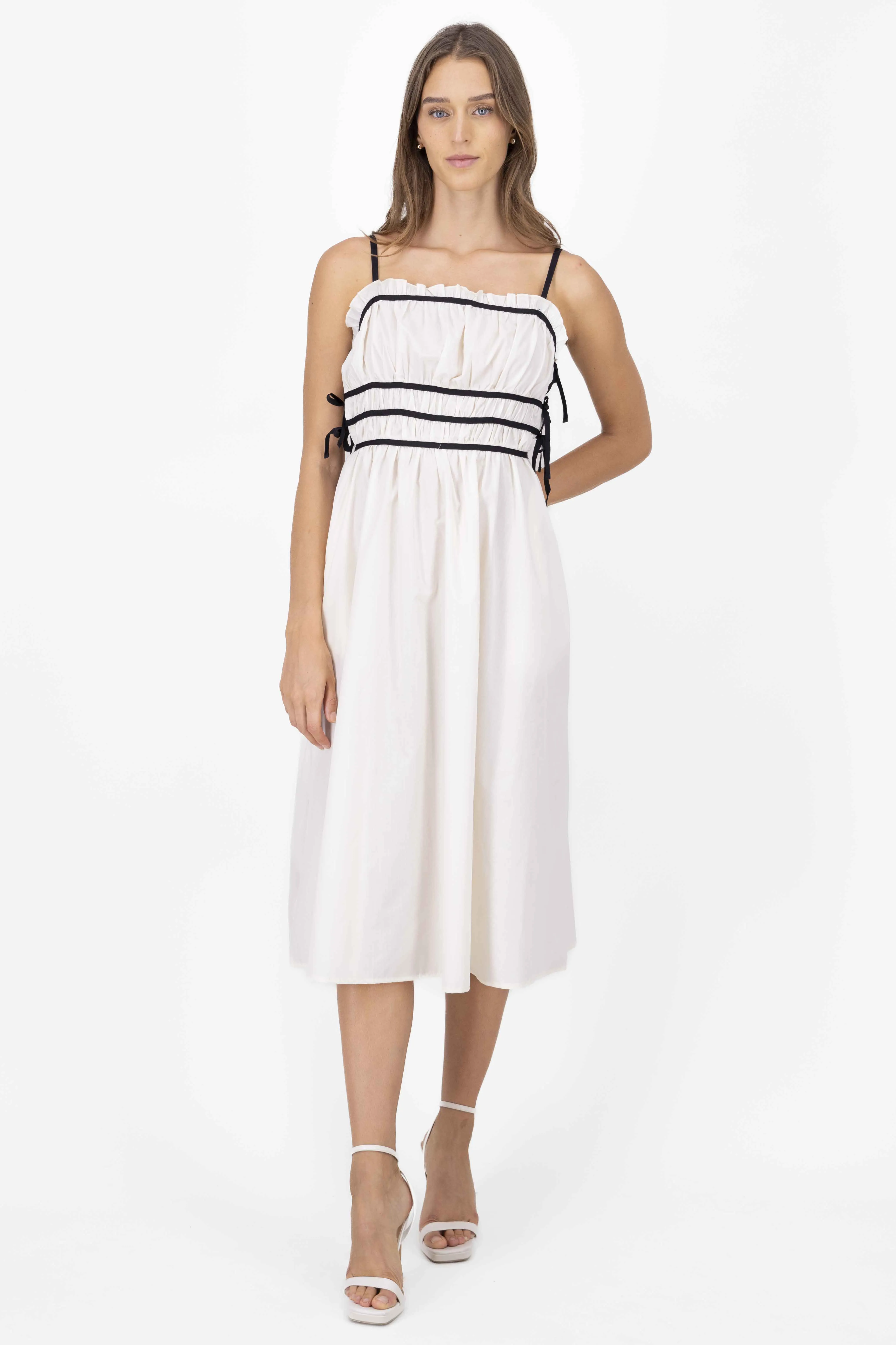 Vestido maxi moños contraste sold by Shasa product image thumbnail 2