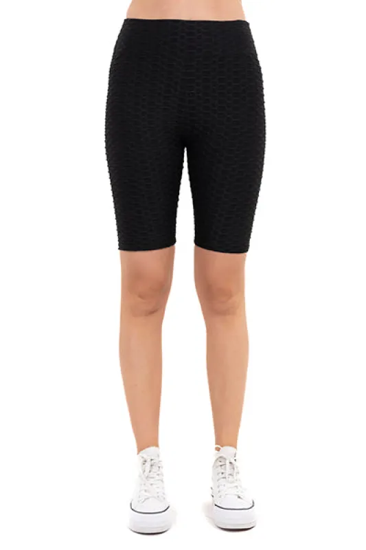 Short biker textura fruncido sold by Shasa