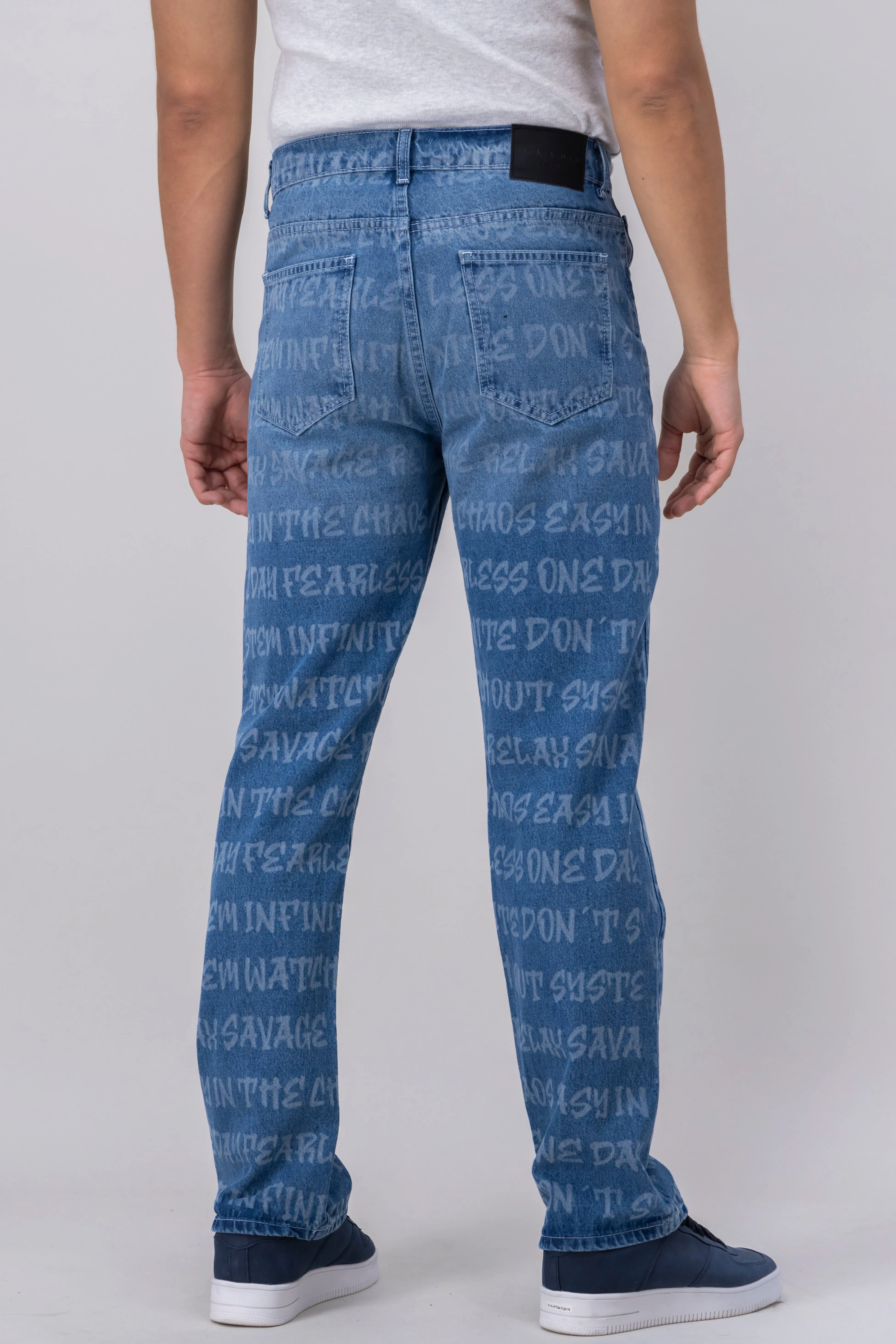 Jeans lettering straight sold by Shasa product image thumbnail 3