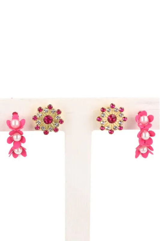 Arracadas Flores Color sold by Shasa