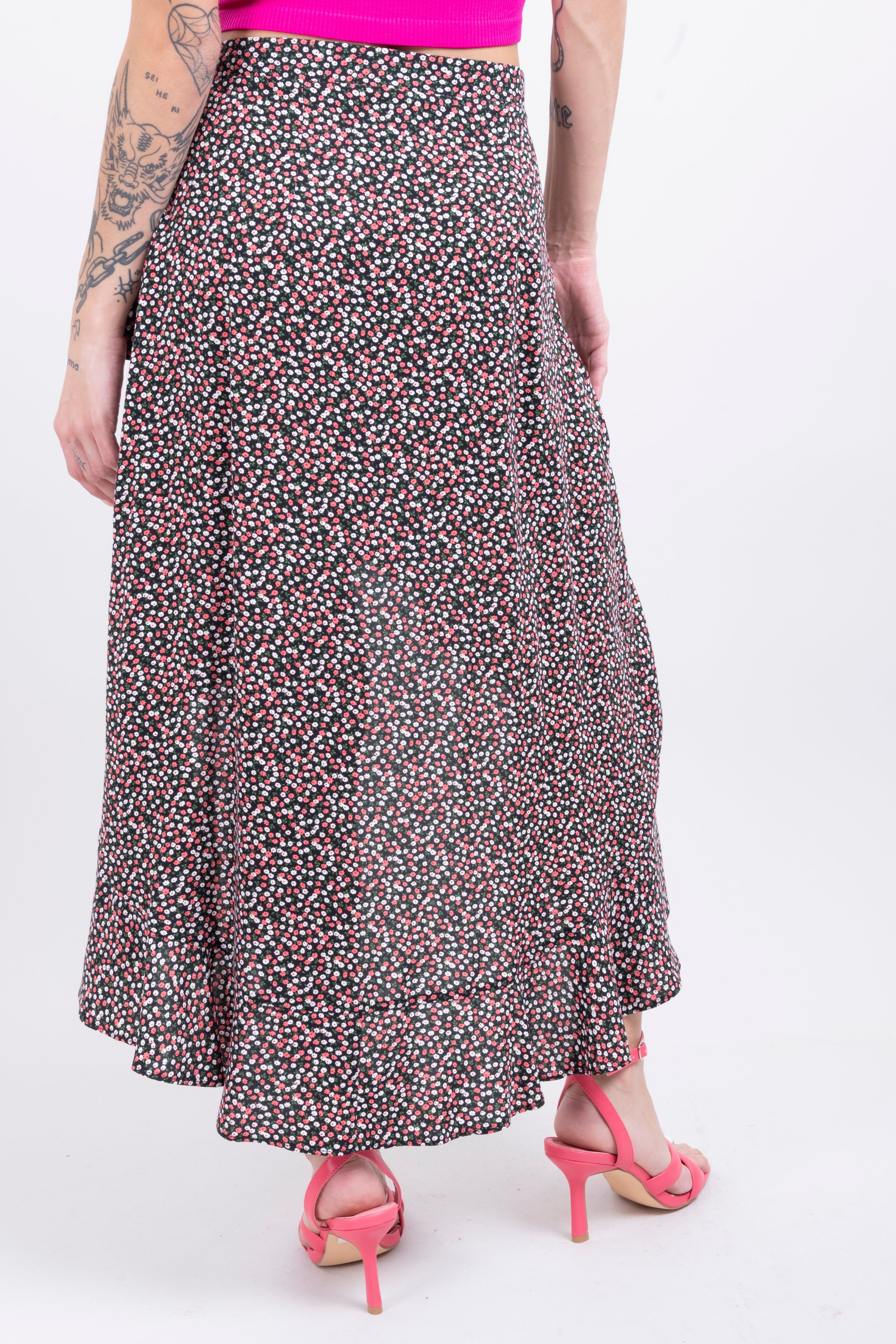 Falda midi estampado flores sold by Shasa product image thumbnail 4