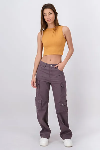 Pantalon Wide Leg Cargo Bolsas sold by Shasa