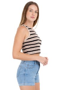 Top rayas cuello redondo sold by Shasa