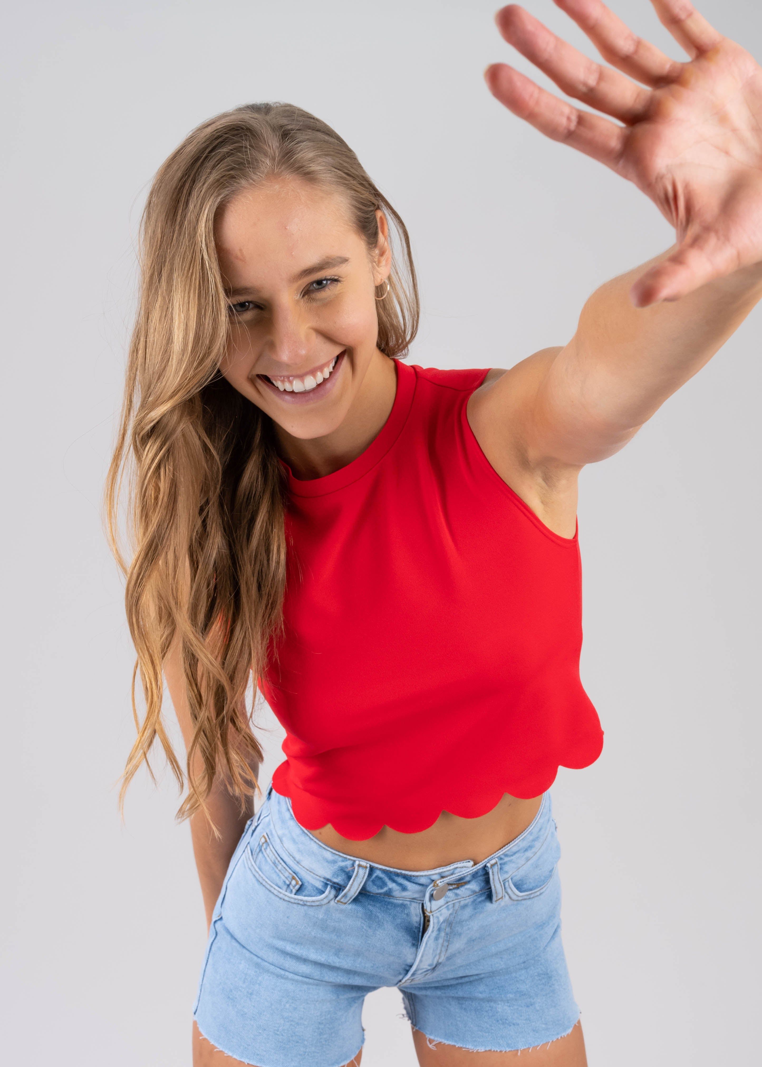 Top crop corte láser sold by Shasa