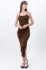 Vestido maxi con textura sold by Shasa