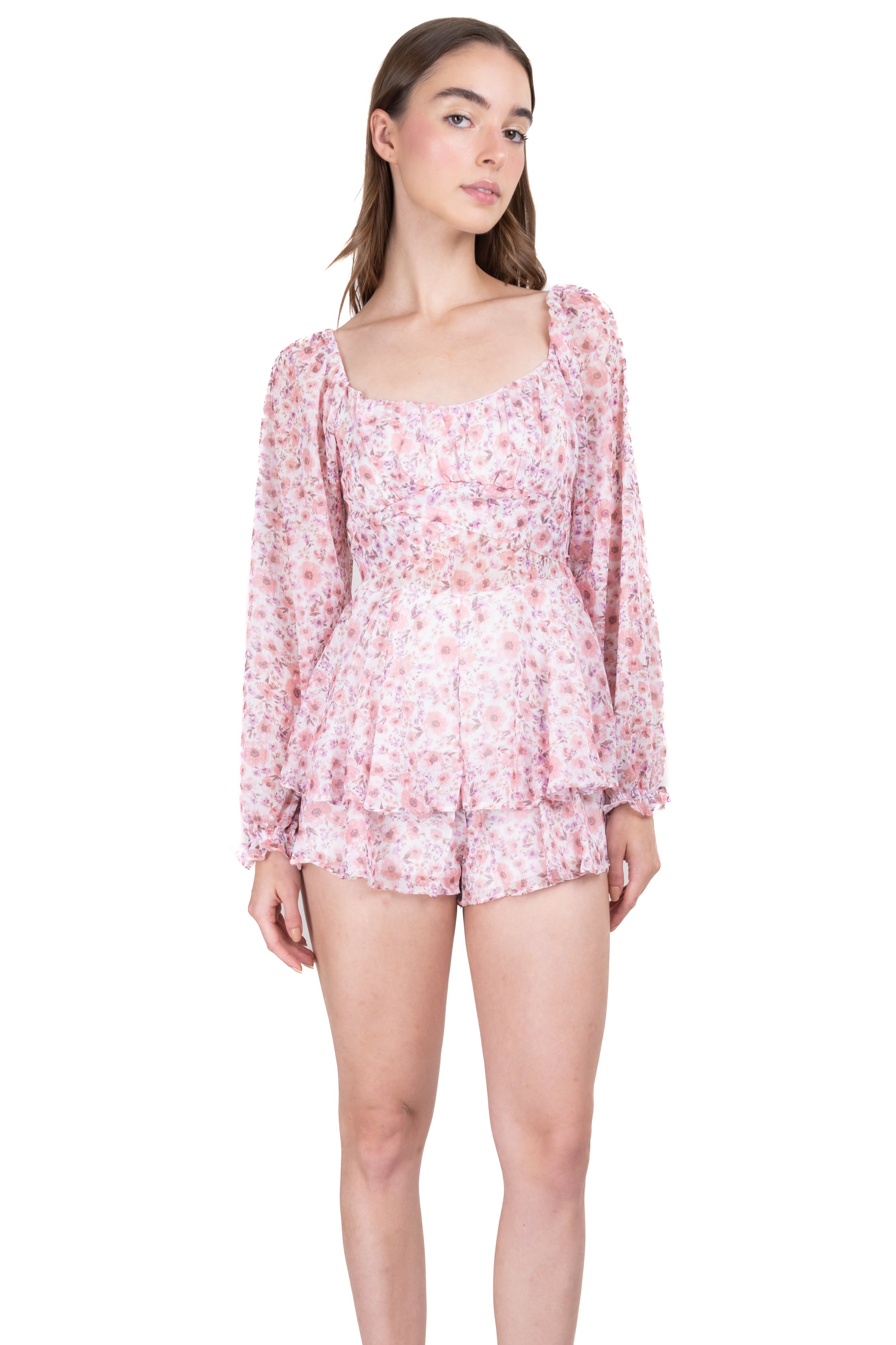 Romper manga larga flores sold by Shasa