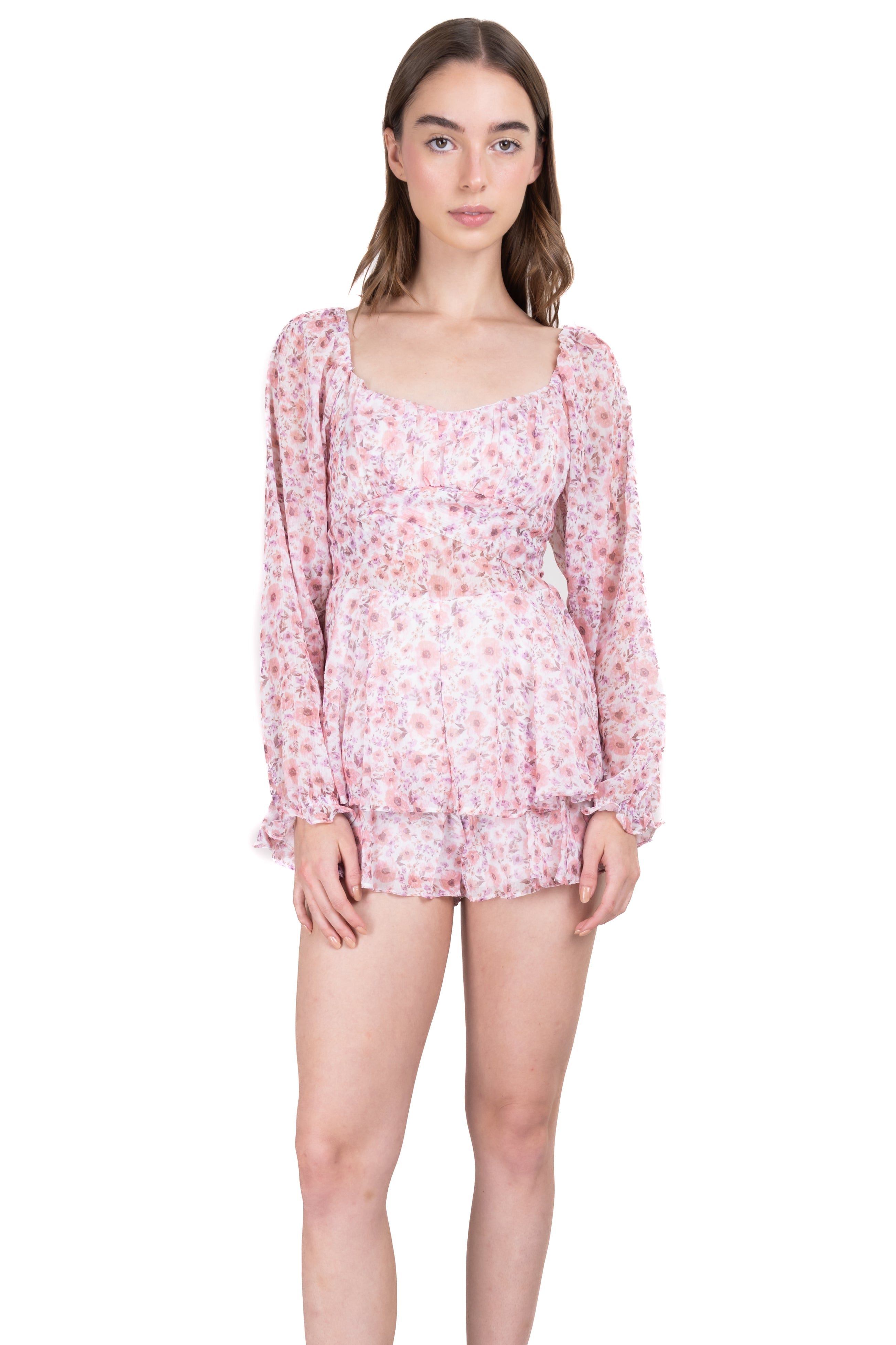 Romper manga larga flores sold by Shasa product image thumbnail 2
