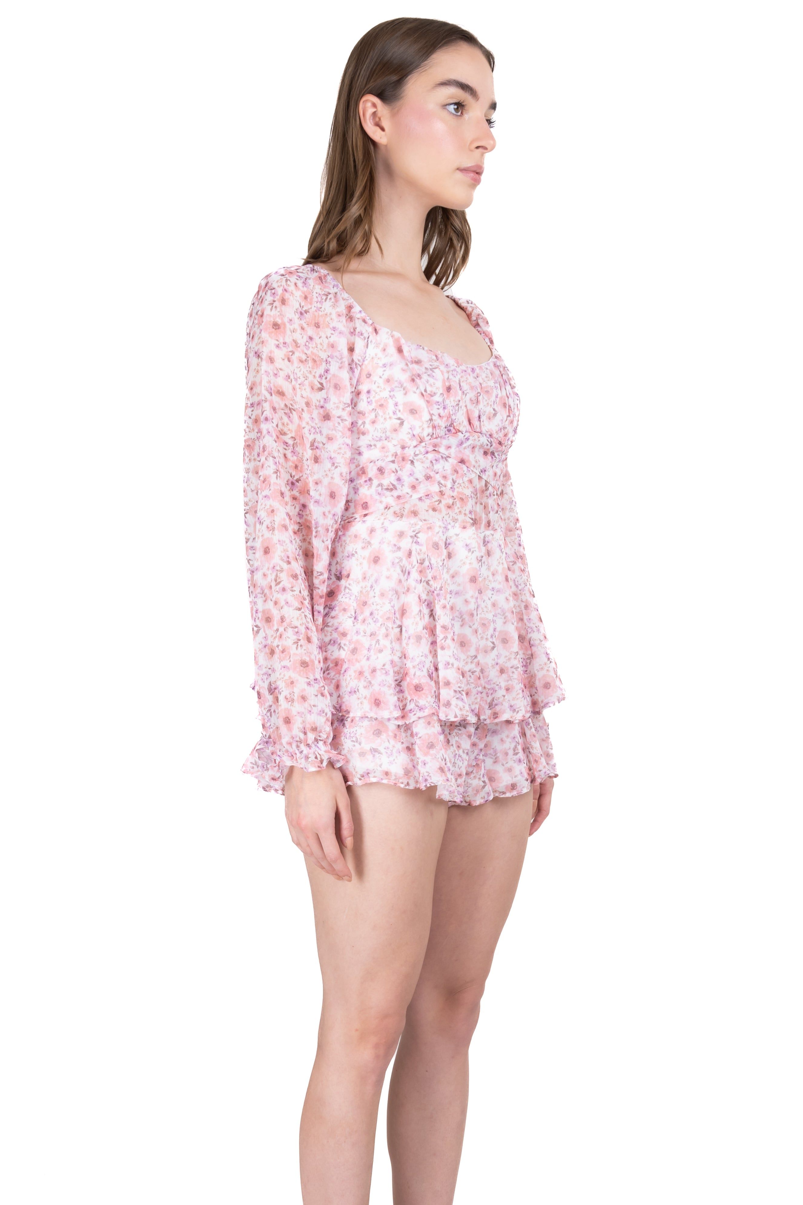 Romper manga larga flores sold by Shasa product image thumbnail 3