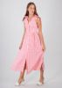 Vestido midi cuadros botones sold by Shasa