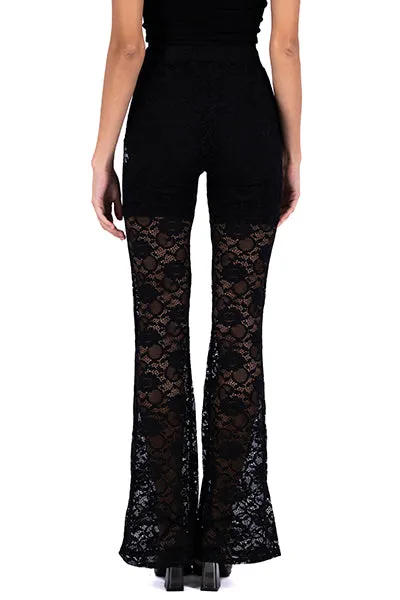 Pantalón flared encaje sold by Shasa product image thumbnail 4